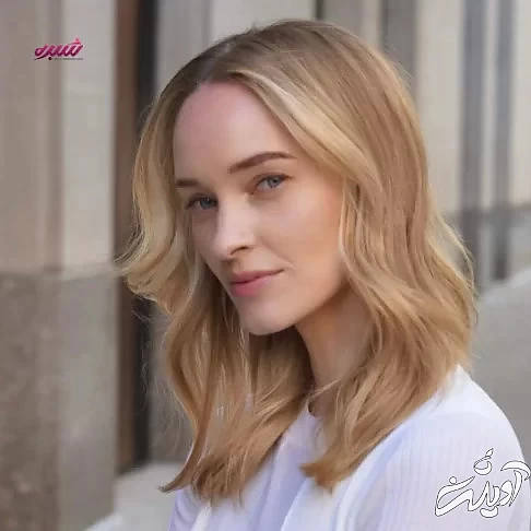 رنگ مو شامپاینی درخشان